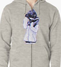 COLD - Sad Japanese Aesthetic Zipped Hoodie