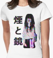 MIRRORS Sad Japanese Aesthetic Women's Fitted T-Shirt