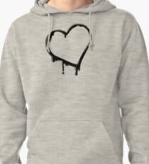 Inky Hearts Pullover Hoodie