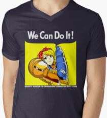We can do it! Men's V-Neck T-Shirt