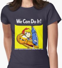 We can do it! Women's Fitted T-Shirt