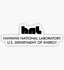 Hawkins National Laboratory - HNL - Stranger Things Sticker