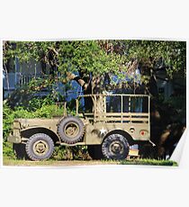 Military Jeep Poster