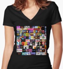 MUSIKALIEN! (Bettdecke, Kleidung, Buch, Kissen, Aufkleber, Etui, Becher usw.) Shirt mit V-Ausschnitt