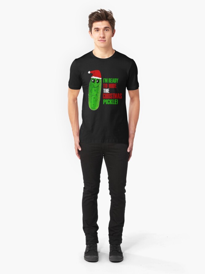 christmas pickle t shirt