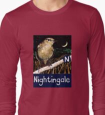 N is for Nightingale Long Sleeve T-Shirt