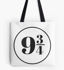 Platform Nine and Three Quarters Tote Bag