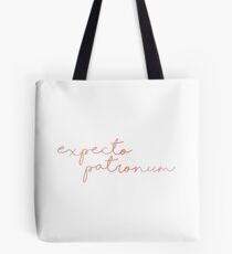 Watercolor Expecto Patronum Tote Bag