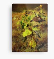 Time is the Enemy (Art & Poetry) Metal Print