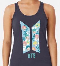 BTS logo Racerback Tank Top