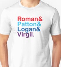 Roman & Patton & Logan & Virgil. Unisex T-Shirt