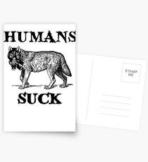 Humans Suck Postcards