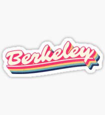 Berkeley | Retro Rainbow Sticker