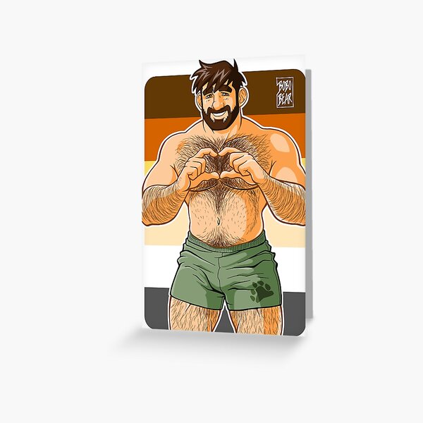 ADAM I LOVE YOU - BEAR PRIDE Greeting Card