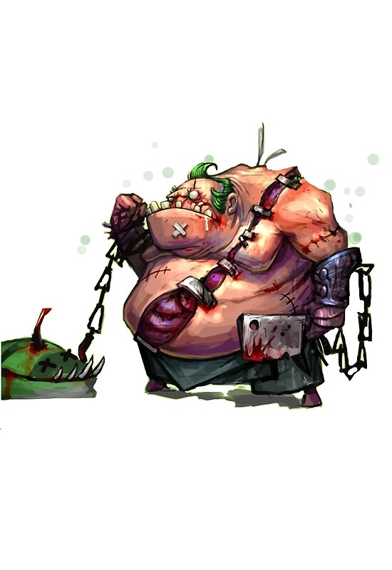 Dota 2 Pudge Art Print