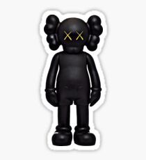 Kaws black Sticker
