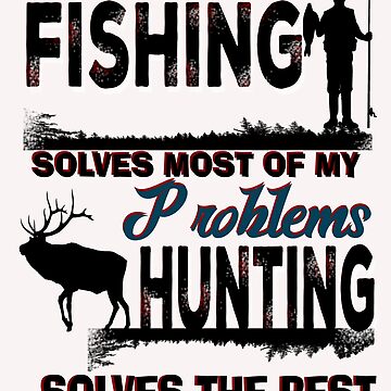 Funny Fishing And Hunting Christmas Humor Hunter Cool Poster for Sale by  1stArtStudio
