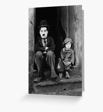 Charlie Chaplin Greeting Card