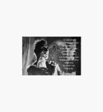LIKE TEARS IN RAIN... - quote Art Board Print
