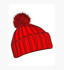 Red Cap Photographic Print