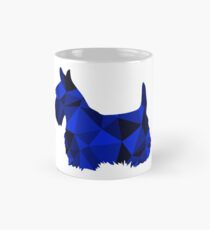 Geo Scottie - Blue Mug