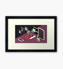 iOS apps Framed Print