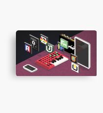 iOS apps Canvas Print
