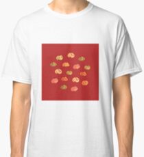 Pumpkins on Firebrick Classic T-Shirt