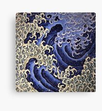 HOKUSAI, Masculine, wave Canvas Print
