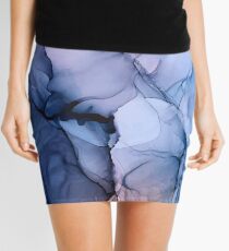 Captivating 1 - Alcohol Ink Painting Mini Skirt