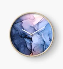 Fesselnde 1 - Alkohol Tuschmalerei Uhr