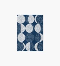 Moon Phases / repeat pattern Art Board