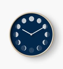 Moon Phases / repeat pattern Clock