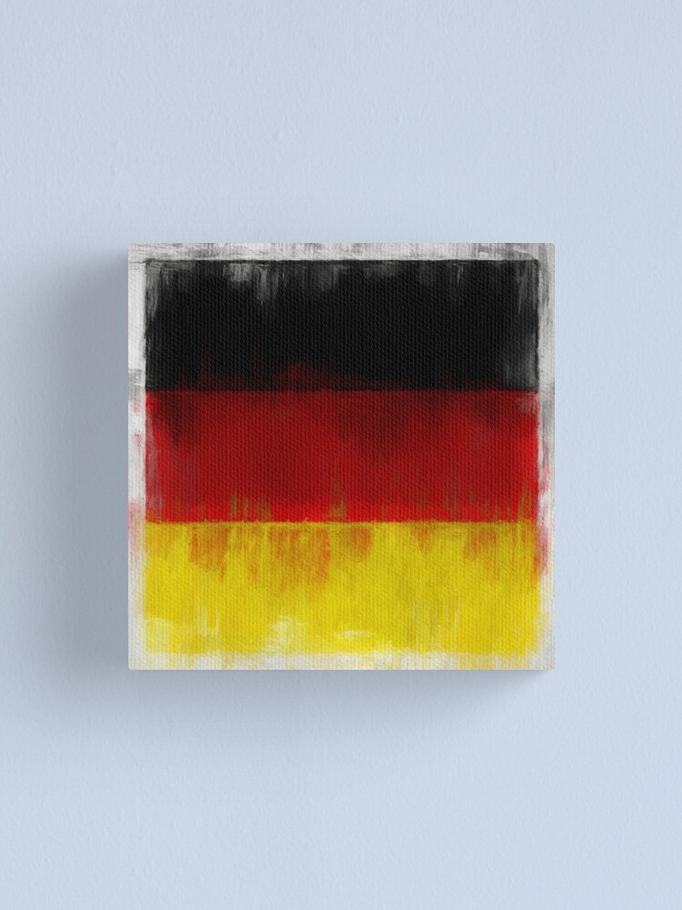 Alternate view of German Flag No. 2, Series 2 Canvas Print