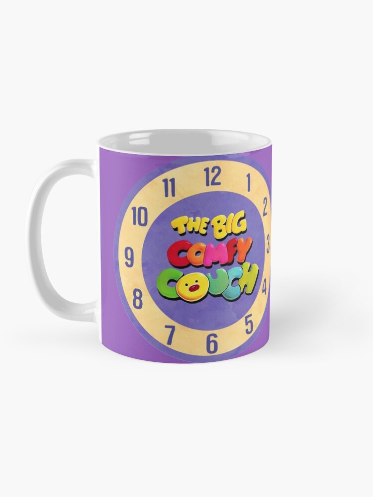 The Big Comfy Couch Clock Mug By Birchandbark Redbubble