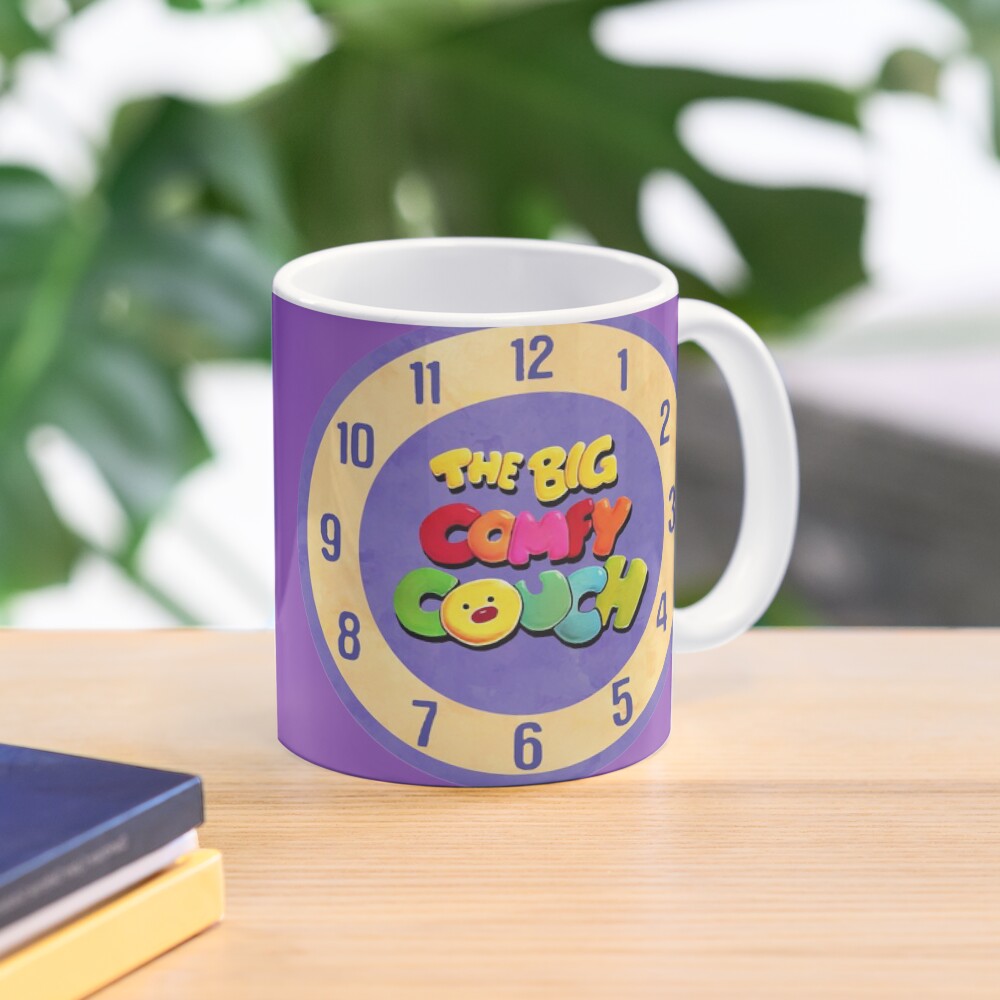The Big Comfy Couch Clock Mug By Birchandbark Redbubble