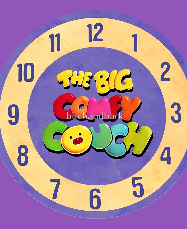 The Big Comfy Couch Clock Ipad Case Skin By Birchandbark