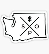 Spo, WA Sticker Sticker