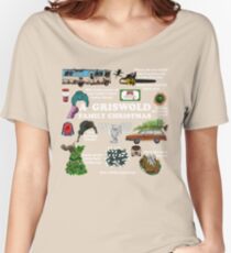 Christmas Vacation Collage Women's Relaxed Fit T-Shirt