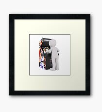 Gamers boy Framed Print