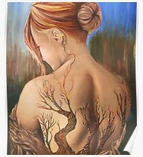 The Girl with The Tree Tattoo Poster