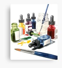 Water Color Painting Canvas Print