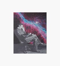 nicola tesla Art Board Print