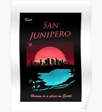 San Junipero - Black Mirror Poster