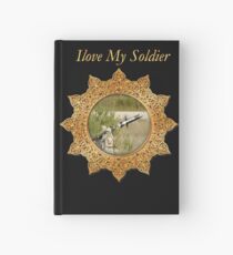 Army anti tank guided missile rocket in the air Hardcover Journal