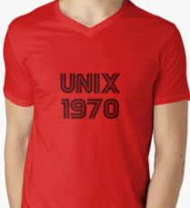 Unix 1970 Men's V-Neck T-Shirt