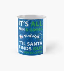 European Union - 'Fun & Games' Christmas Design Brexit Mug
