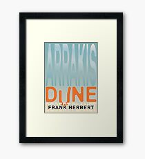 Arrakis - Dune - Desert Planet Framed Print