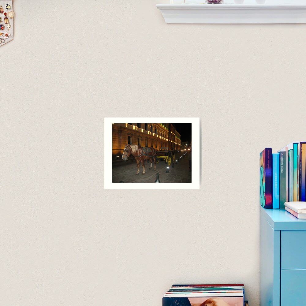Horse and Buggy Art Print