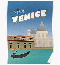 Venice Vintage Travel Poster Poster